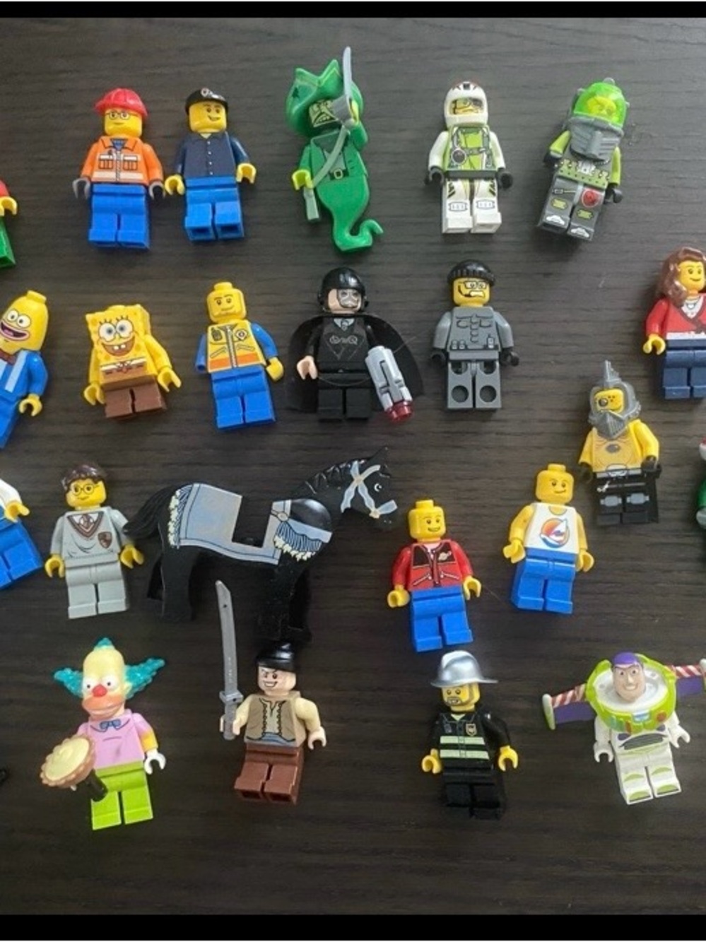 Lego Minifigure Bundle with rare lego mini figures